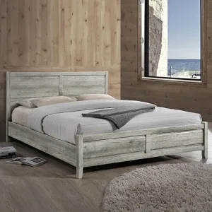 Alice Wooden Queen Bed Base White