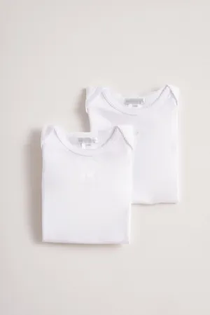 Babycottons Logo Short Sleeve 2-Pack Bodysuits