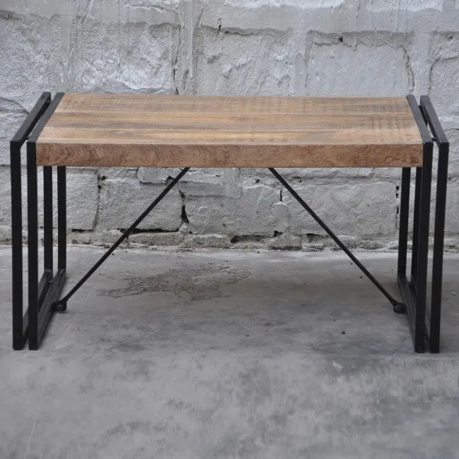 BARN Industrial Coffee Table 90Cm Natural