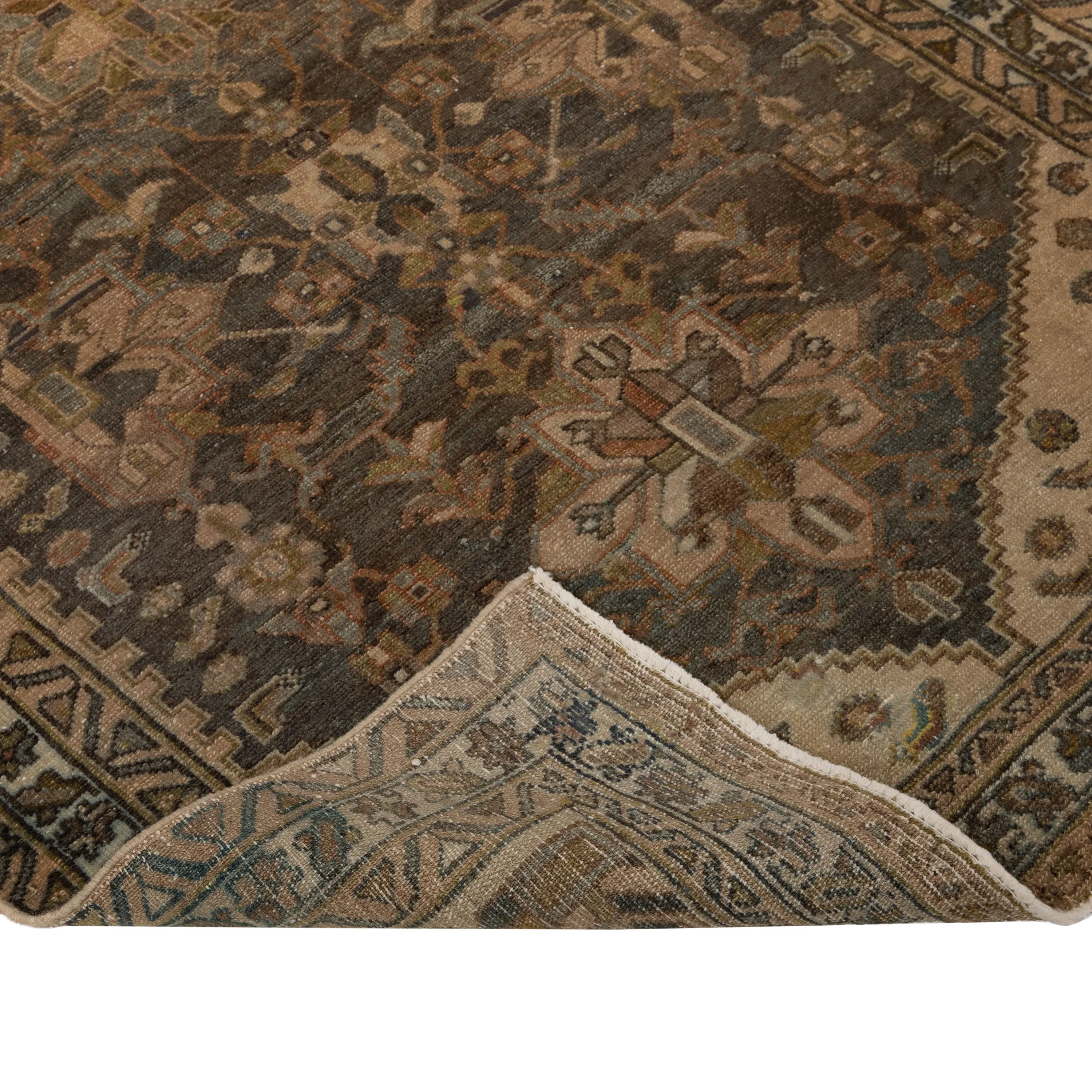 Blue Malayer Vintage Rug - 3'7" x 17'