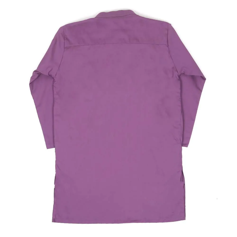 Boys Embroidered Kurta Decorative - Purple