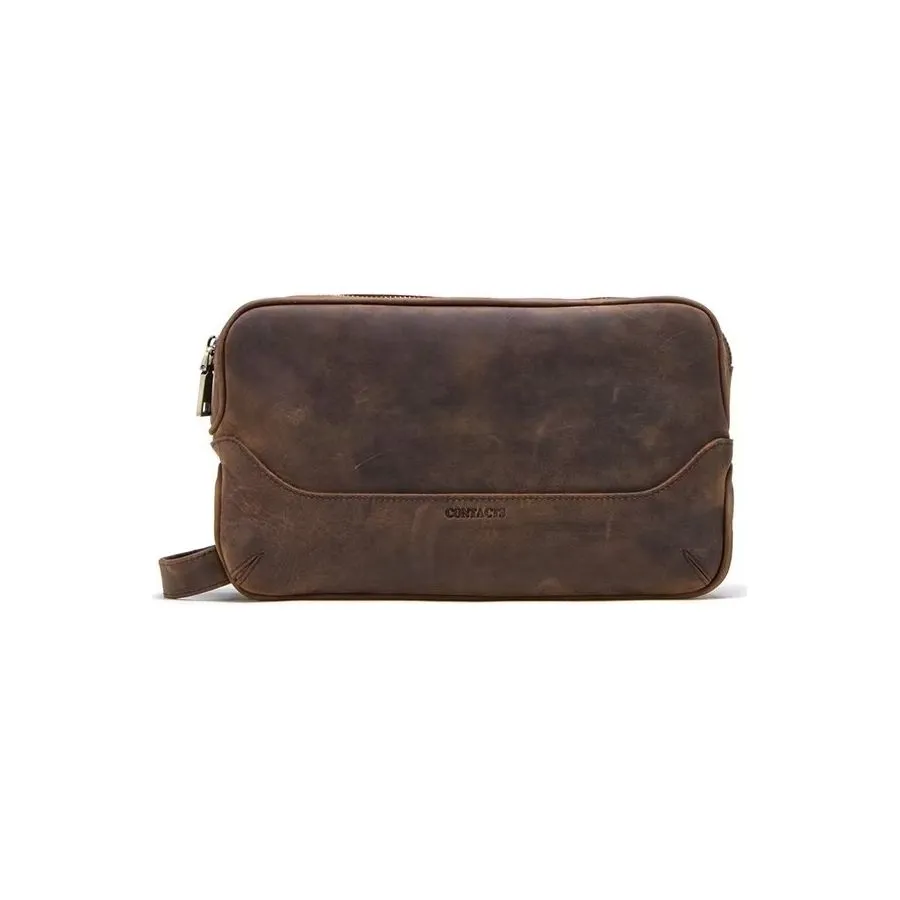 CowLuxe Stylish Leather Men's Utility Bag