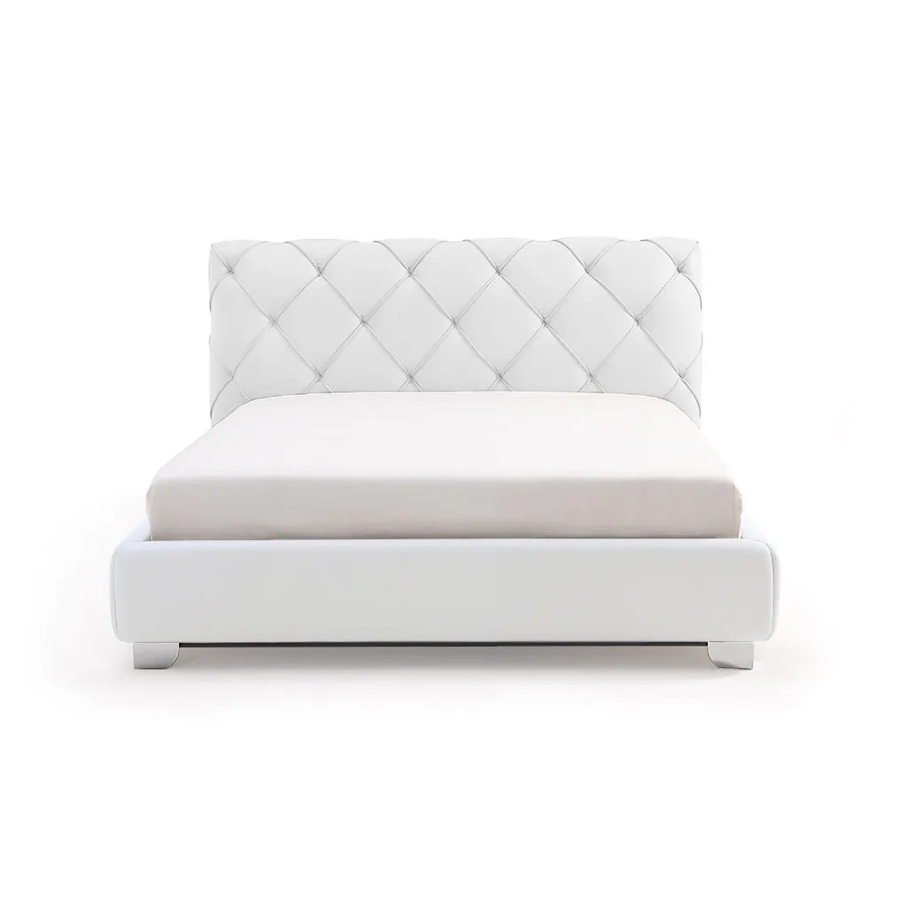 DIANA Tufted Leather Bed