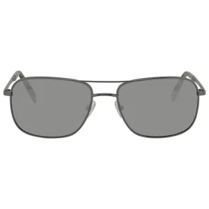 Ermenegildo Zegna Men's Gunmetal Square Sunglasses