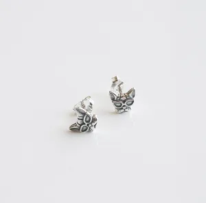 French Bulldog with Sunglasses Stud Earrings 925 Sterling Silver Waterproof Hypoallergenic  Fine Jewelry