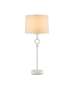 Germaine White Table Lamp