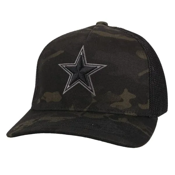 Hooey Men's Dallas Cowboys Camo Flexfit Star Logo Cap