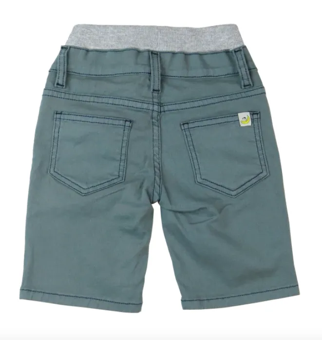 Hoonana - Stretch Twill Shorts in Sage