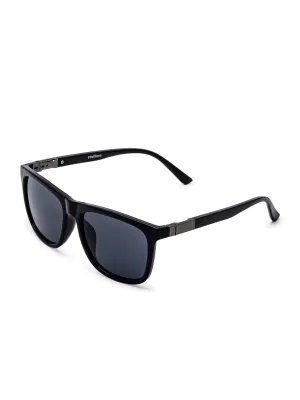 Intellilens | Branded Latest and Stylish Sunglasses | 100% UV Protected | Light Weight, Durable, Premium Looks | Men & Women | Black Lenses | Medium