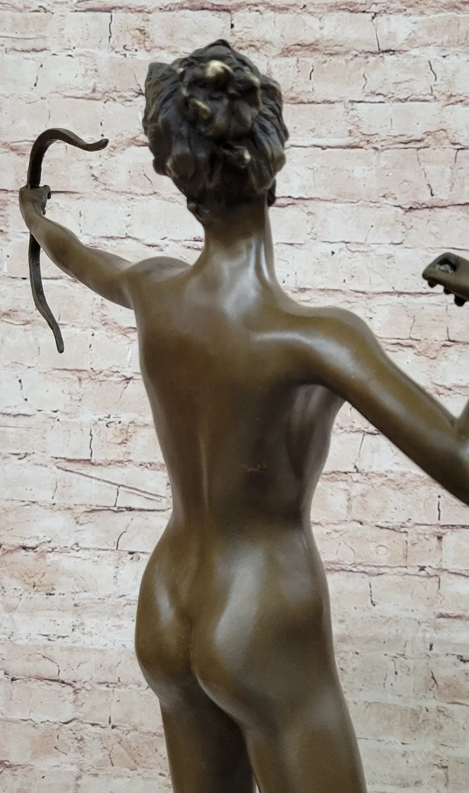 Jean Patoue`s Diana Nemorensis Bronze Sculpture Classic Nude Artwork