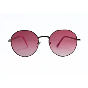 Jubleelens Round Pink Sunglasses - Silver Protect Your Eyes in Style with These Unique and Eye-Catching Shades