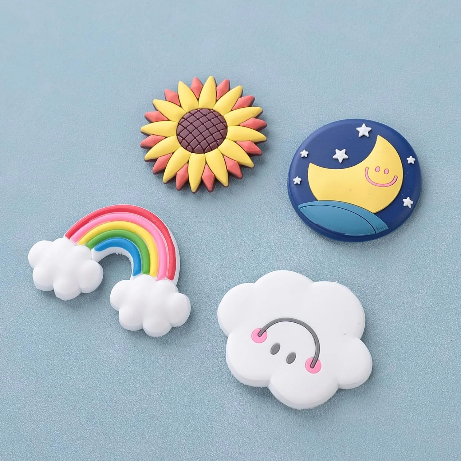 Kuber Industries Cute Sky Shape Fridge Magnets|Home Décor|Best Souvenir Gift|Pack of 20|Multi|