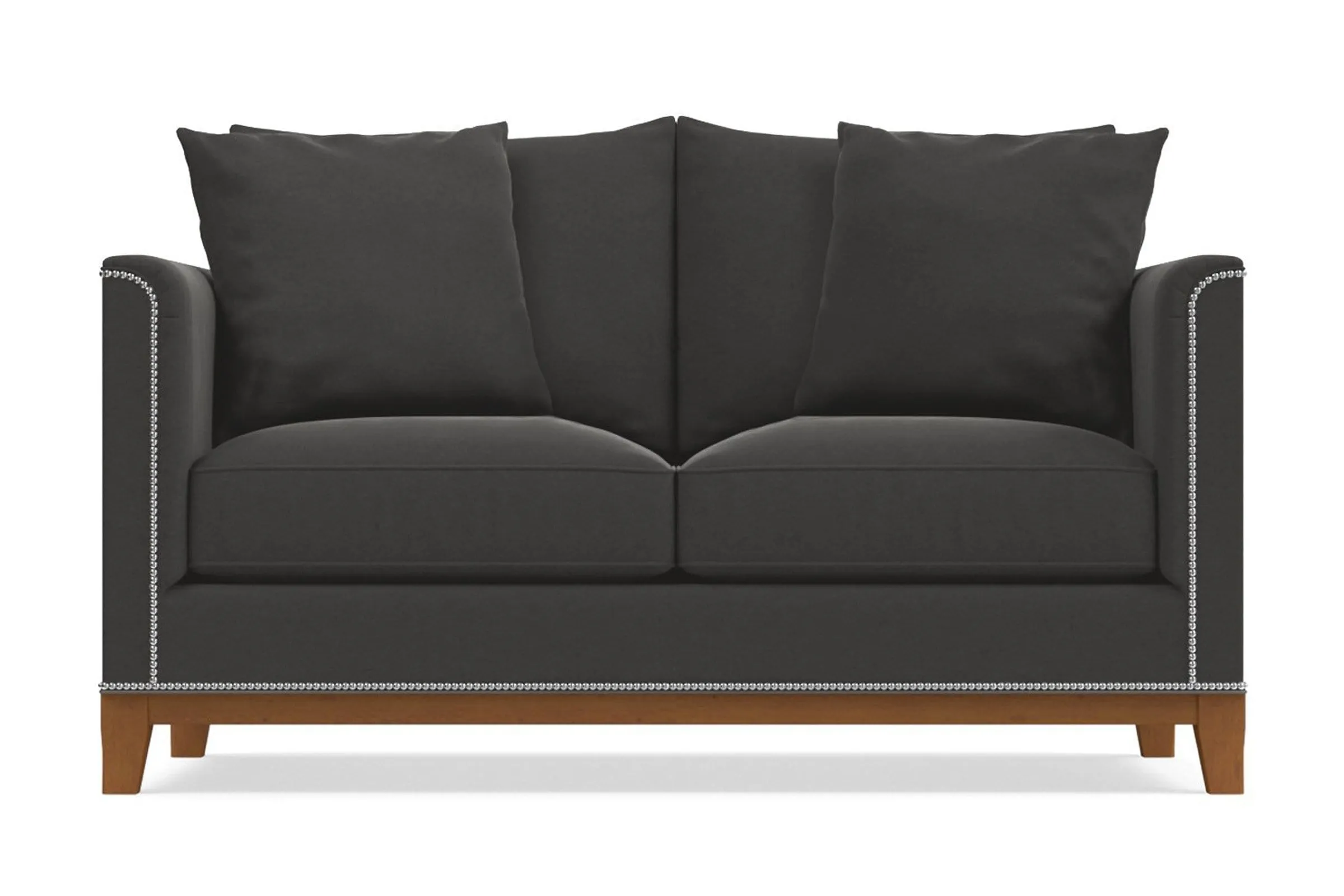 La Brea Apartment Size Sofa :: Leg Finish: Pecan / Size: Apartment Size - 72"w