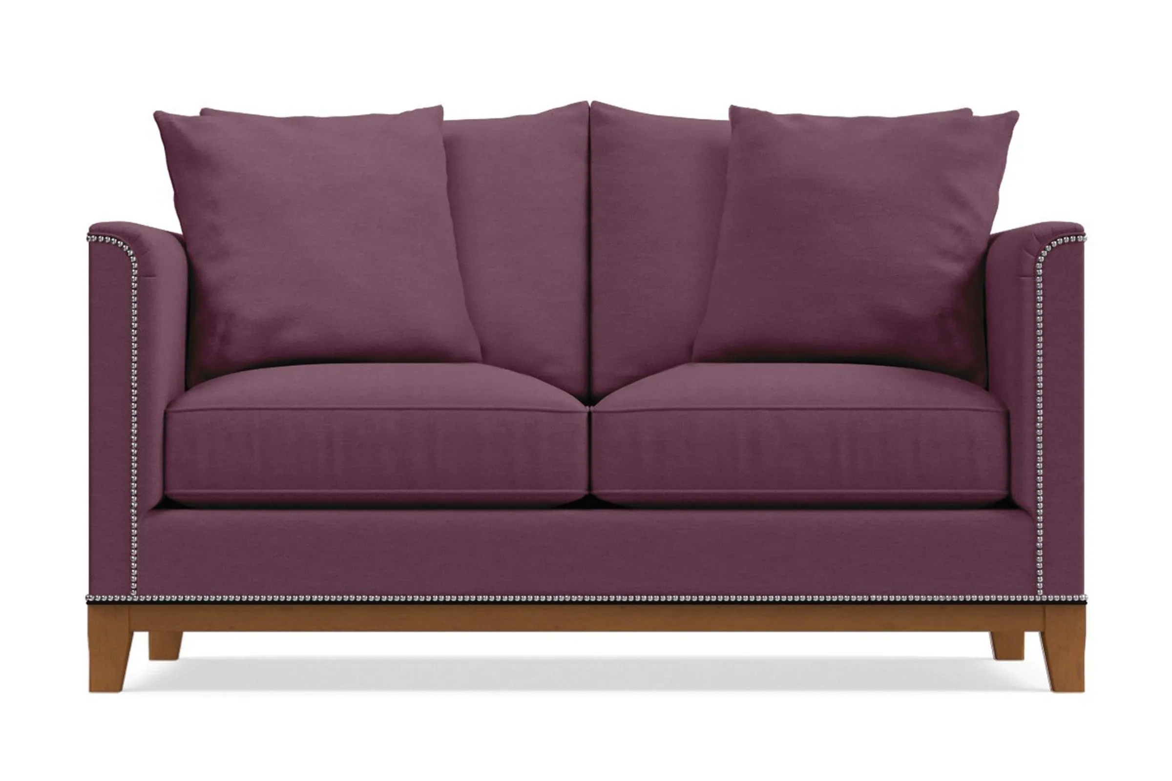 La Brea Apartment Size Sofa :: Leg Finish: Pecan / Size: Apartment Size - 72"w