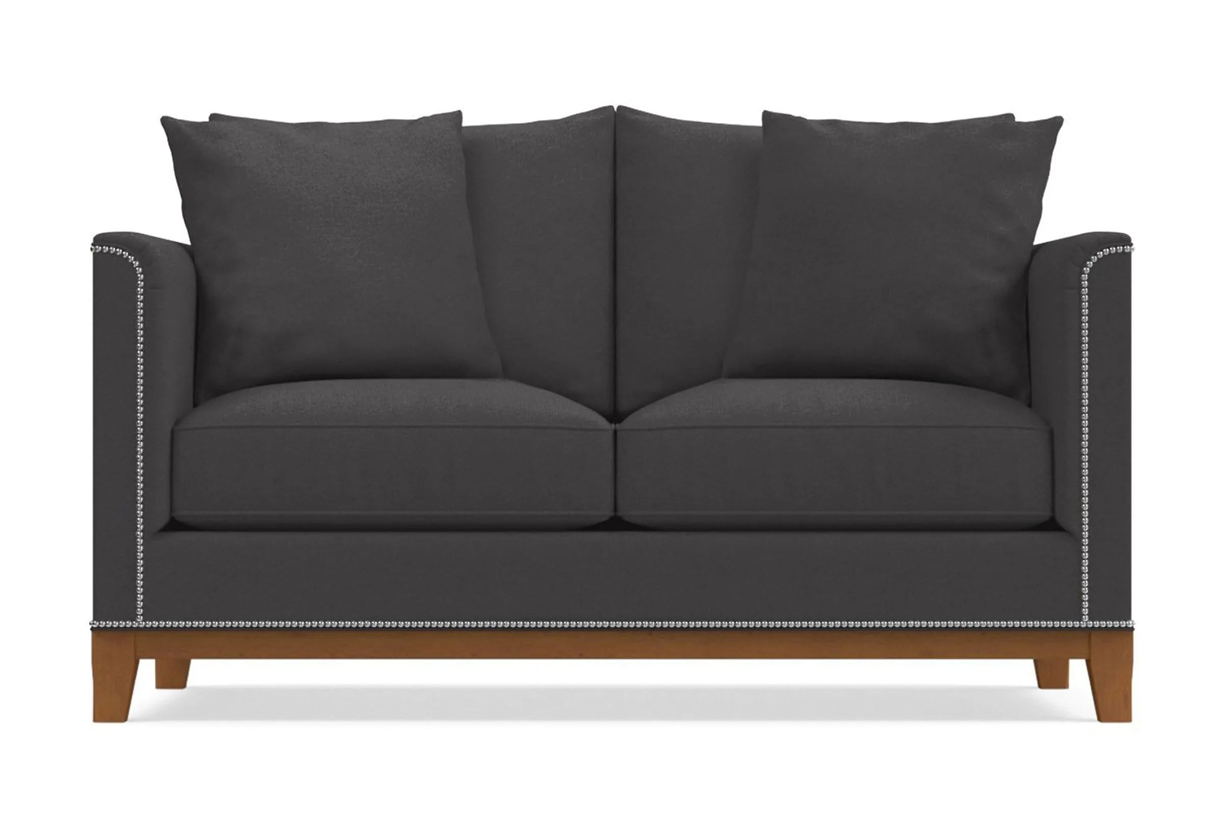 La Brea Apartment Size Sofa :: Leg Finish: Pecan / Size: Apartment Size - 72"w