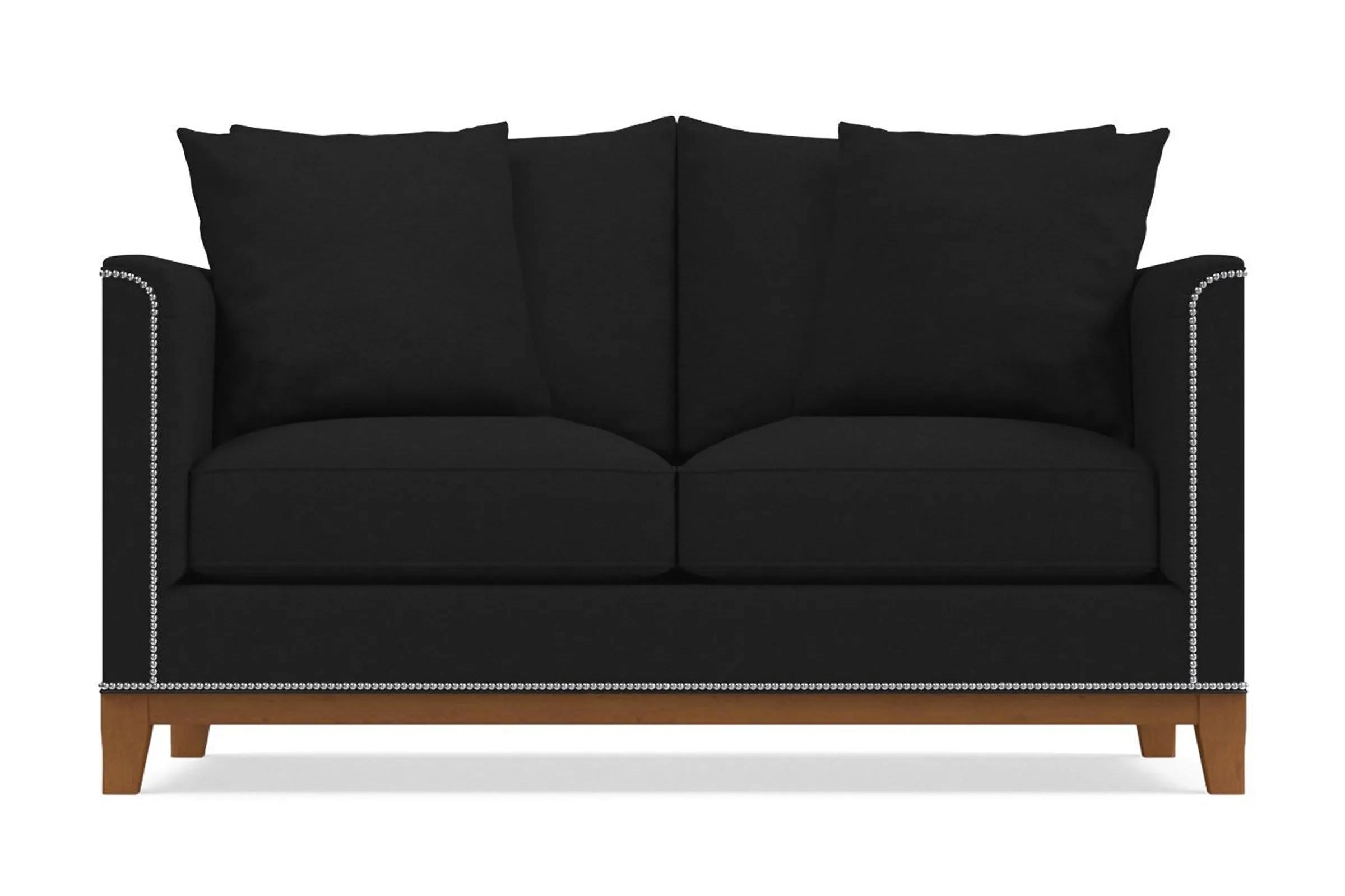 La Brea Apartment Size Sofa :: Leg Finish: Pecan / Size: Apartment Size - 72"w