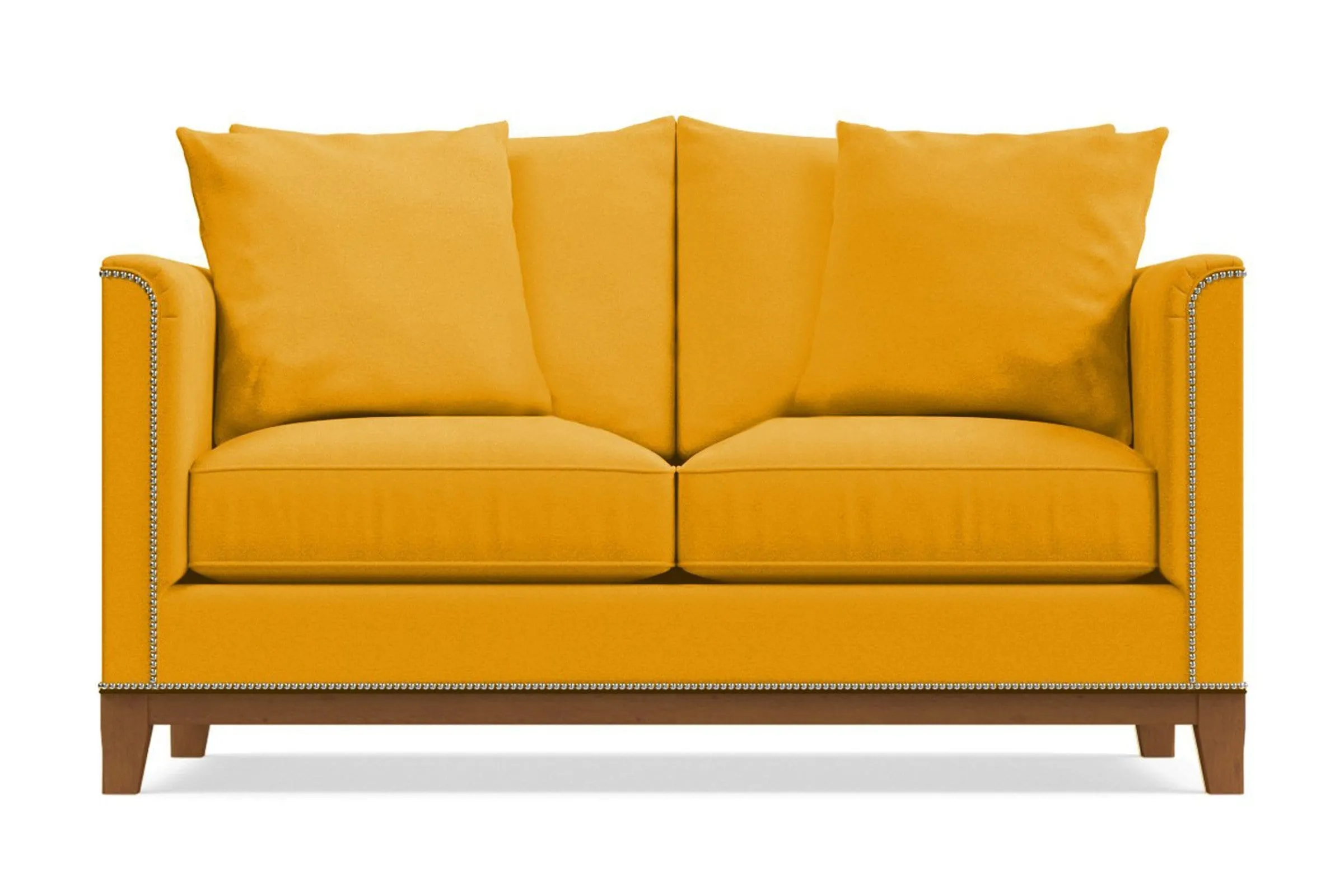 La Brea Apartment Size Sofa :: Leg Finish: Pecan / Size: Apartment Size - 72"w