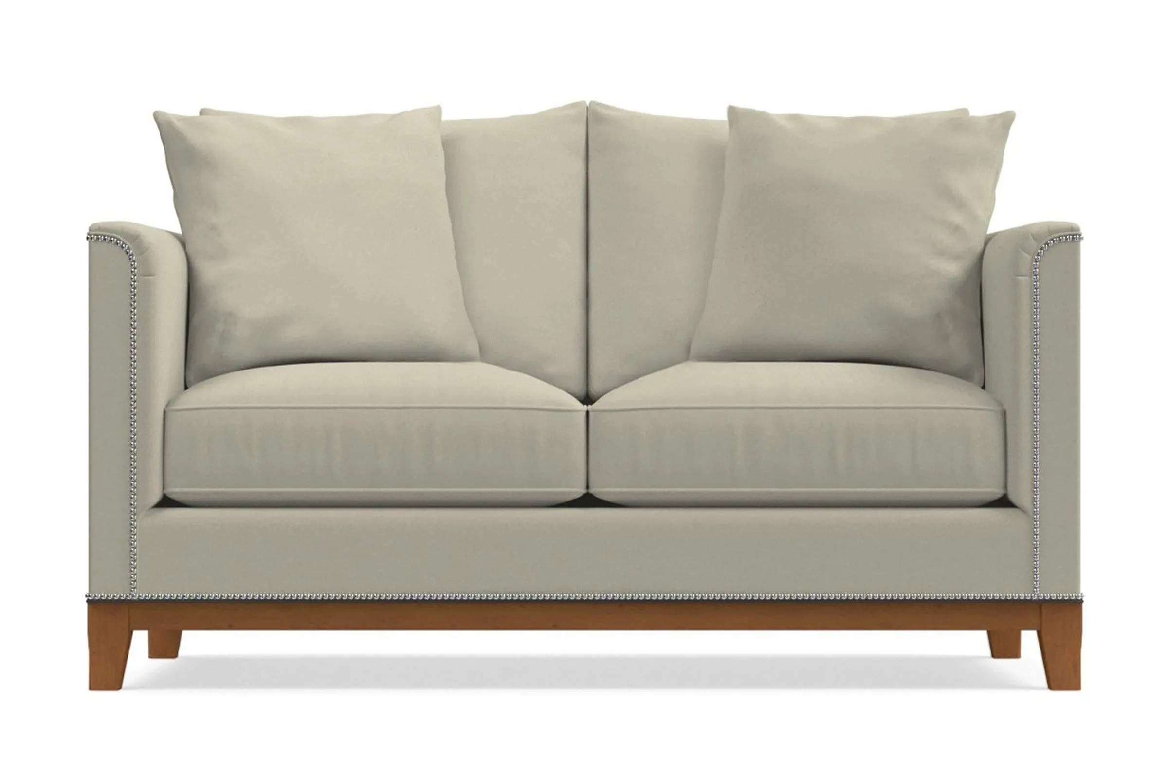 La Brea Apartment Size Sofa :: Leg Finish: Pecan / Size: Apartment Size - 72"w