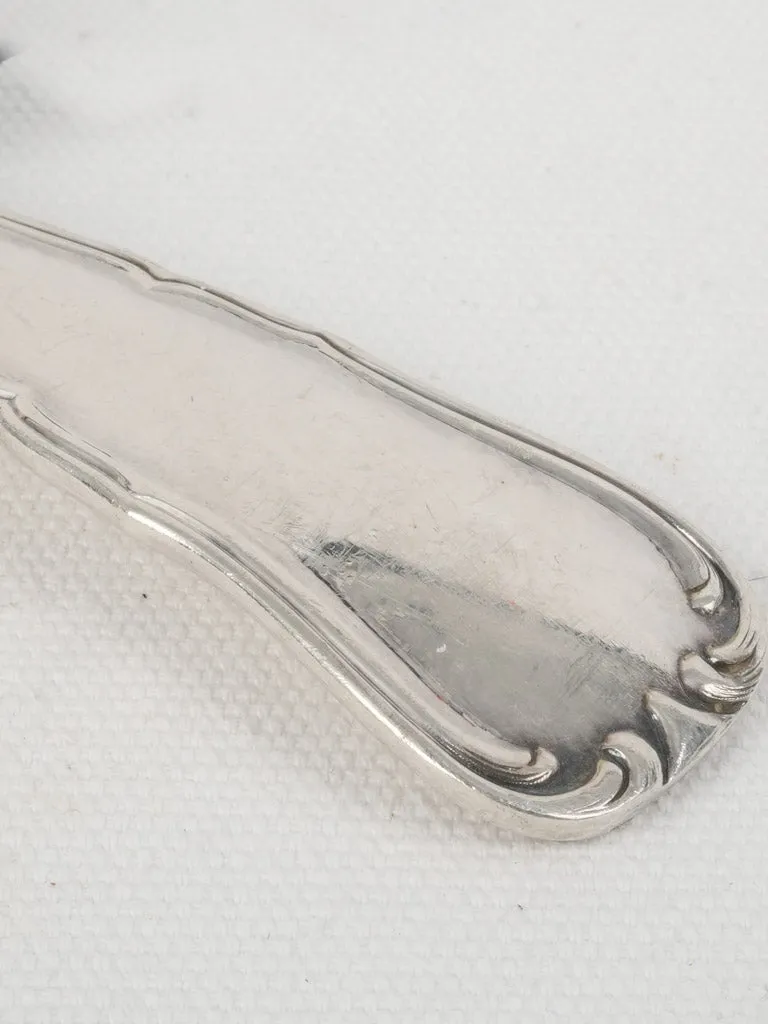 Late 19th Century Classic Silver-Plated Soup Ladle – Louis XV Contour 12¼"