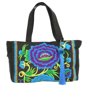 London Rose Bag Blue/Black Global Groove