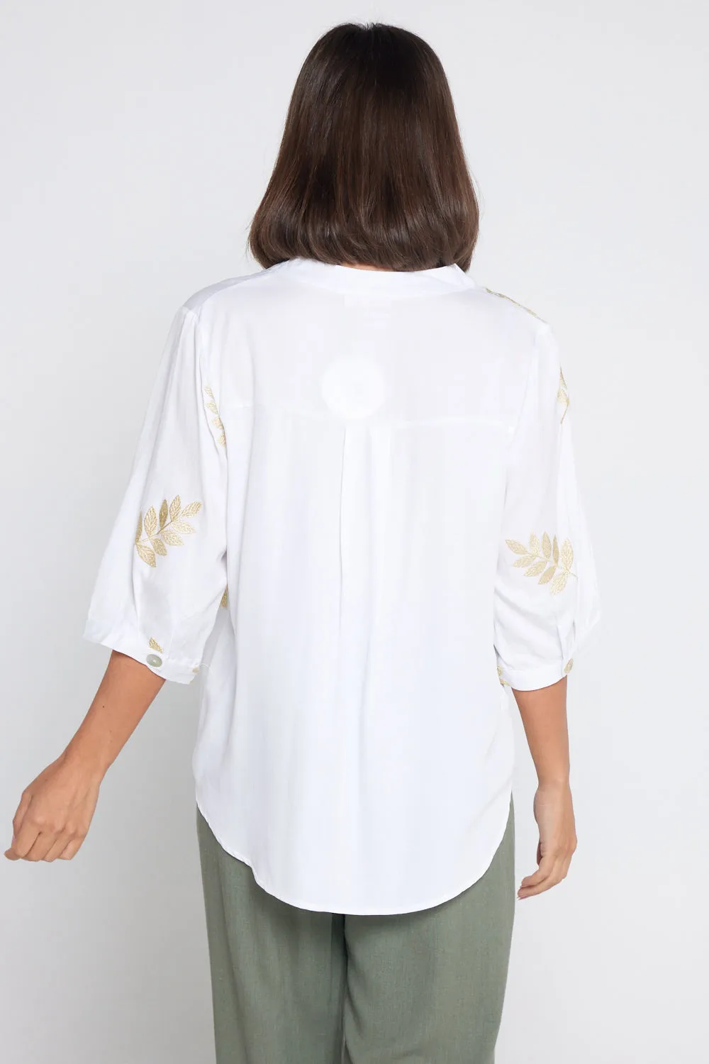 Marlie Top - Gold Leaf