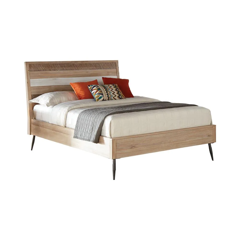 Marlow Queen Platform Bed Rough Sawn Multi