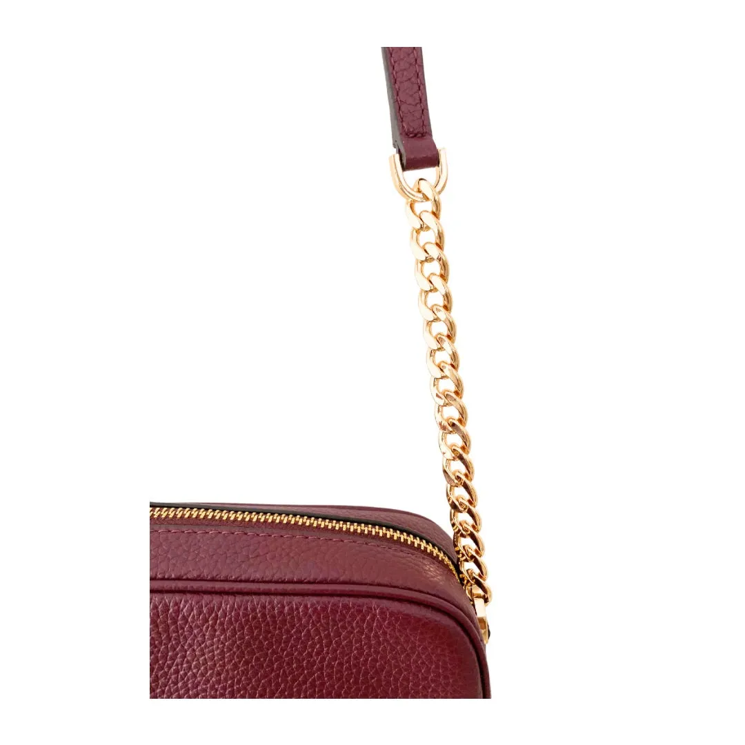 MICHAEL KORS Fulton Crossbody Bag Burgundy