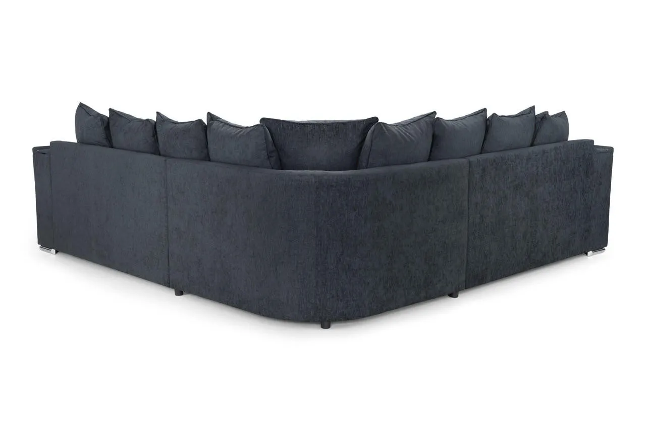 Midas Sofa - Charcoal Large Corner - 248 x 248 CM