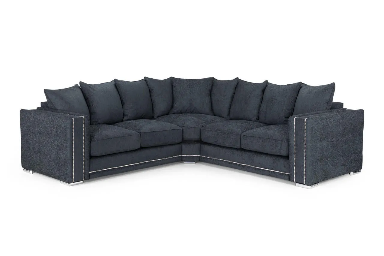 Midas Sofa - Charcoal Large Corner - 248 x 248 CM