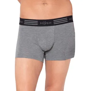 Mush Ultra Soft, Breathable, Feather Light Men's Bamboo Trunk || Naturally Anti-Odor and Anti-Microbial Bamboo Innerwear (M, Grey)