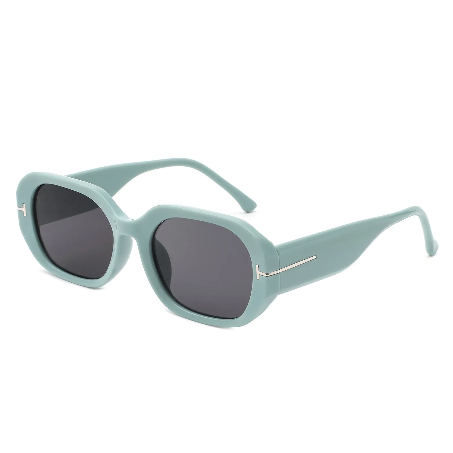 Nexis - Geometric Square Thick Frame Fashion Sunglasses