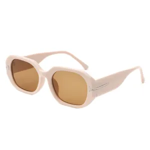 Nexis - Geometric Square Thick Frame Fashion Sunglasses