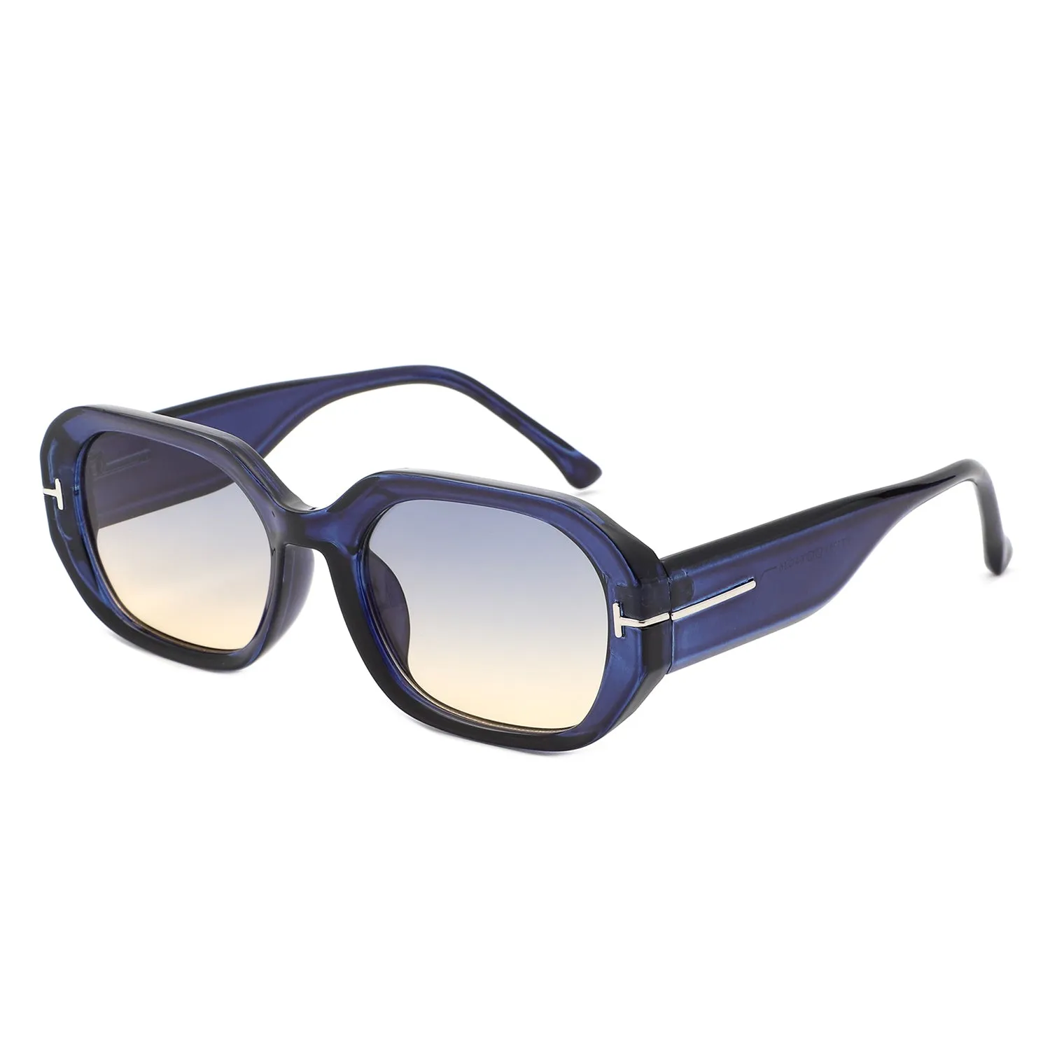 Nexis - Geometric Square Thick Frame Fashion Sunglasses