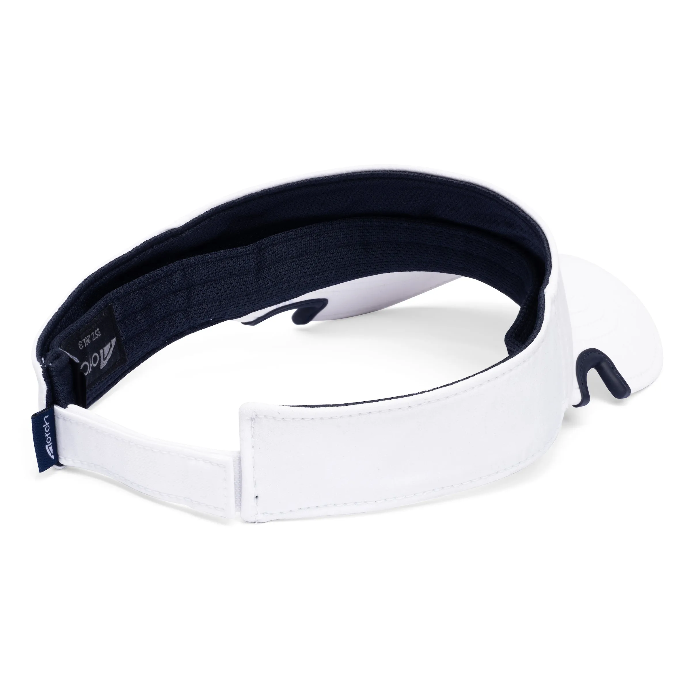 Notch Classic Adjustable White/Navy Visor