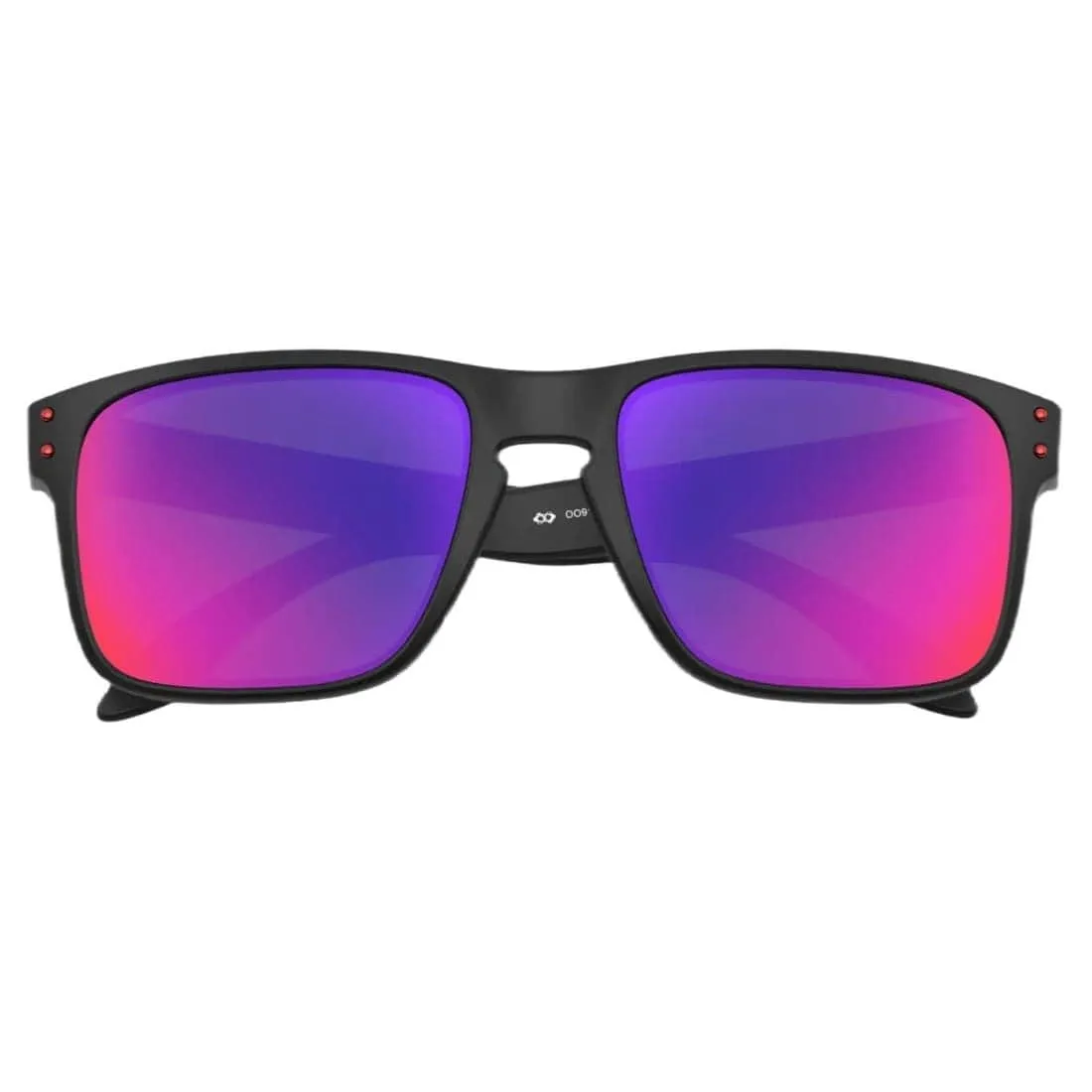 Oakley Holbrook Sunglasses - Matte Black/Positive Red Iridium