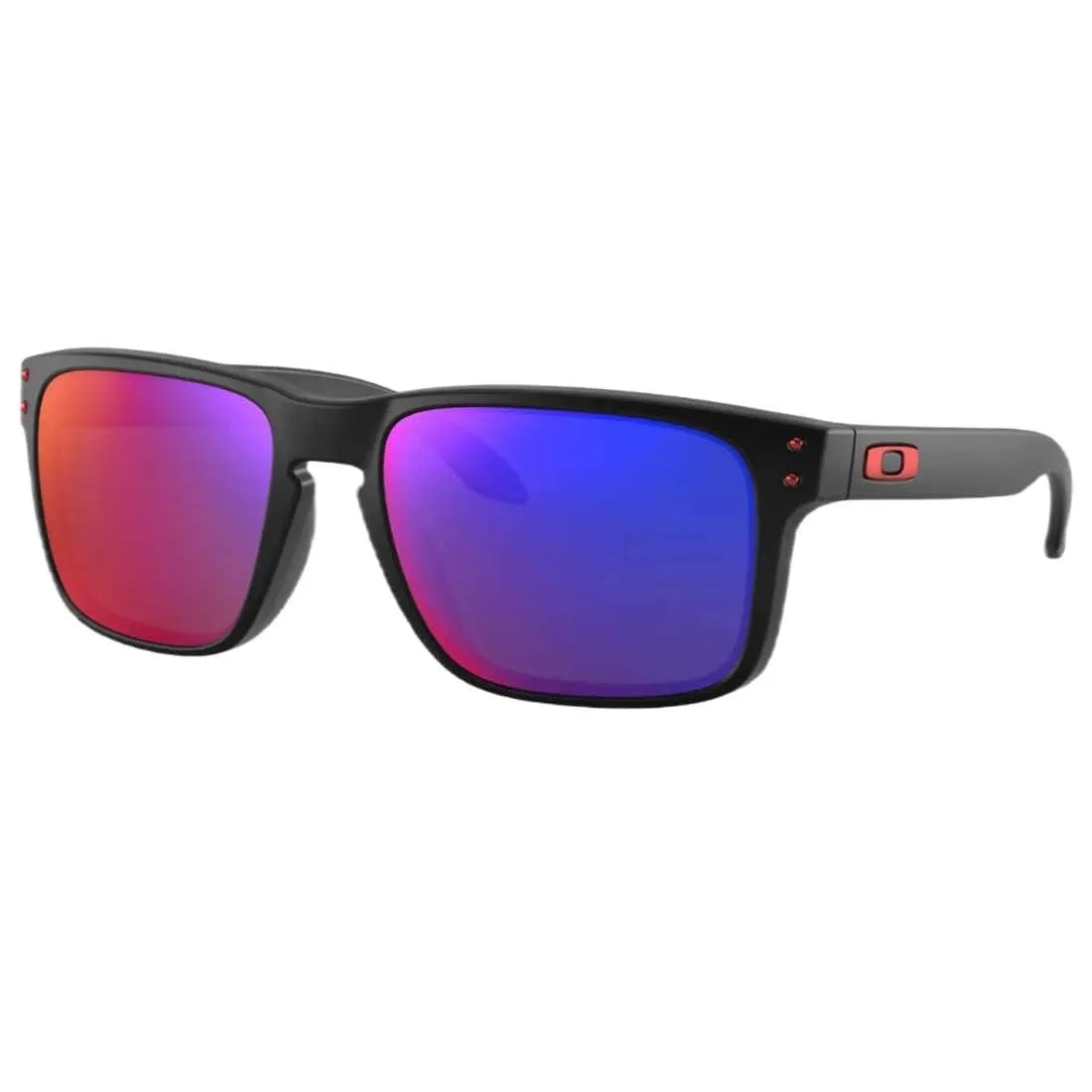 Oakley Holbrook Sunglasses - Matte Black/Positive Red Iridium