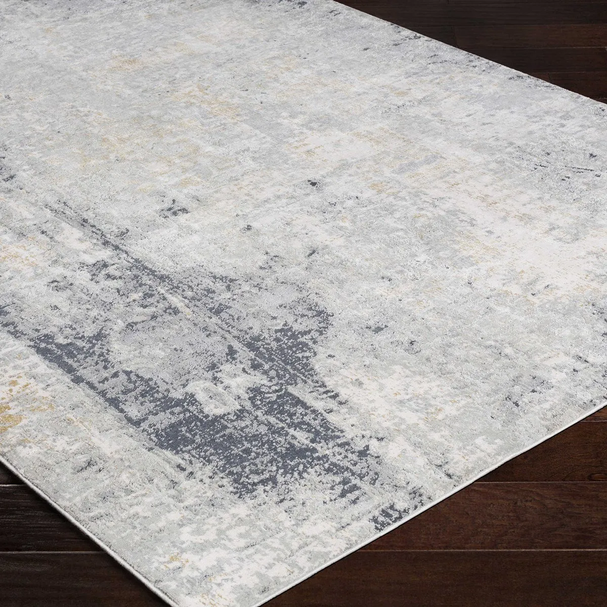 Paoli Gray Abstract 5 X 7.5 Rug