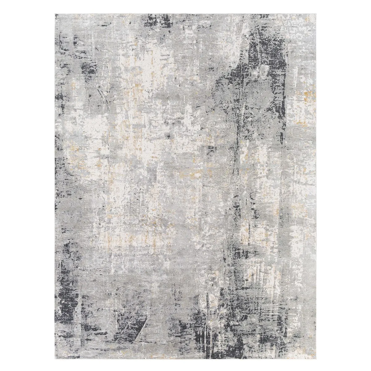 Paoli Gray Abstract 5 X 7.5 Rug