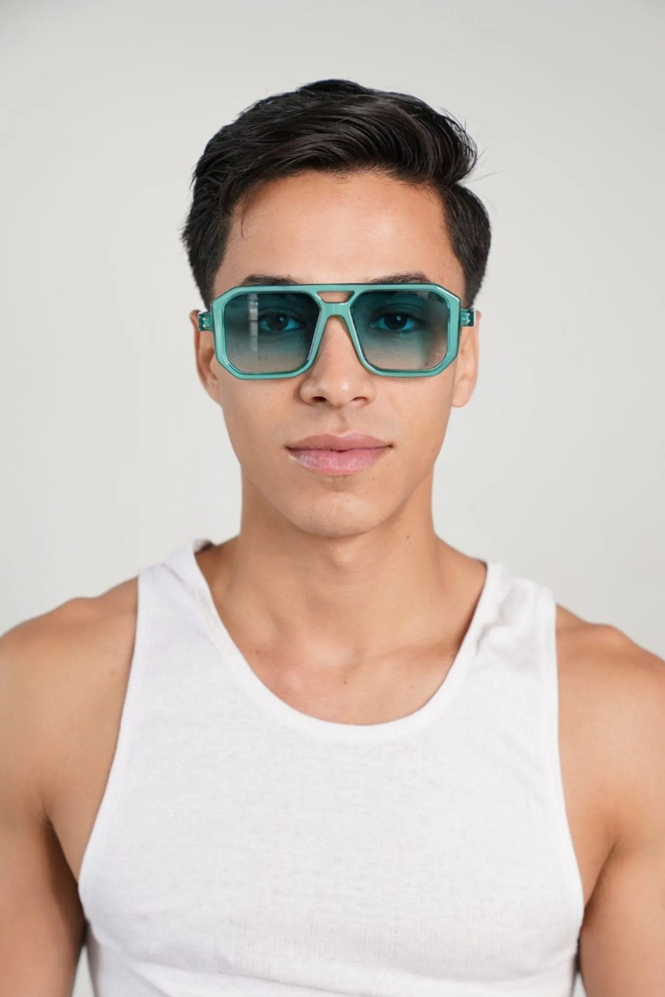 Popping Green Tint and Frame Sunglasses