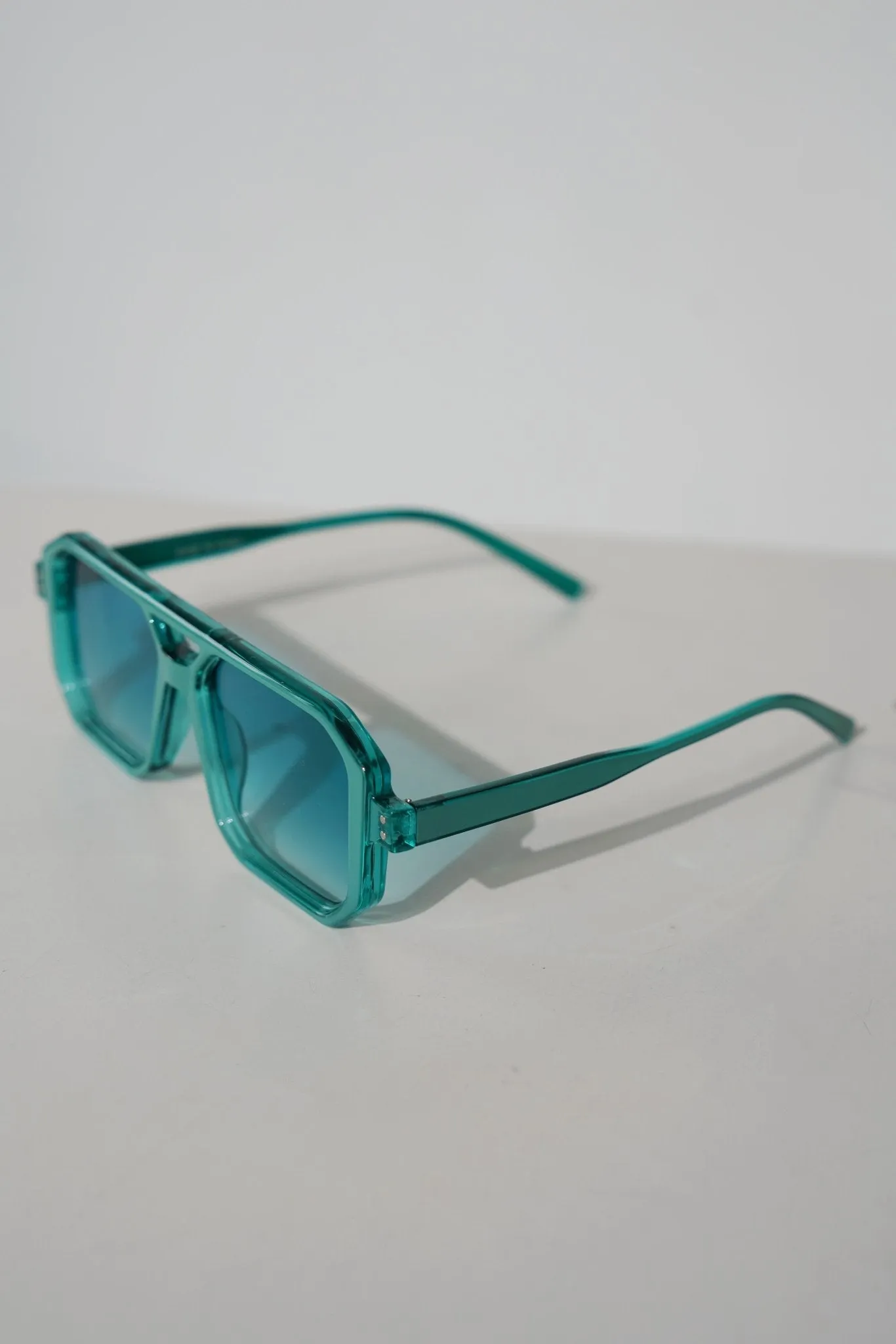 Popping Green Tint and Frame Sunglasses