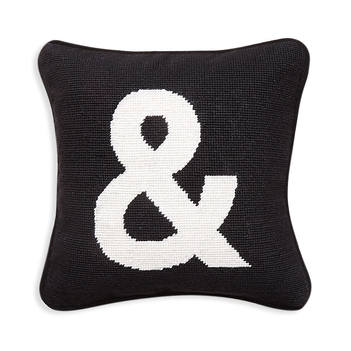 "&" Needlepoint Cushion