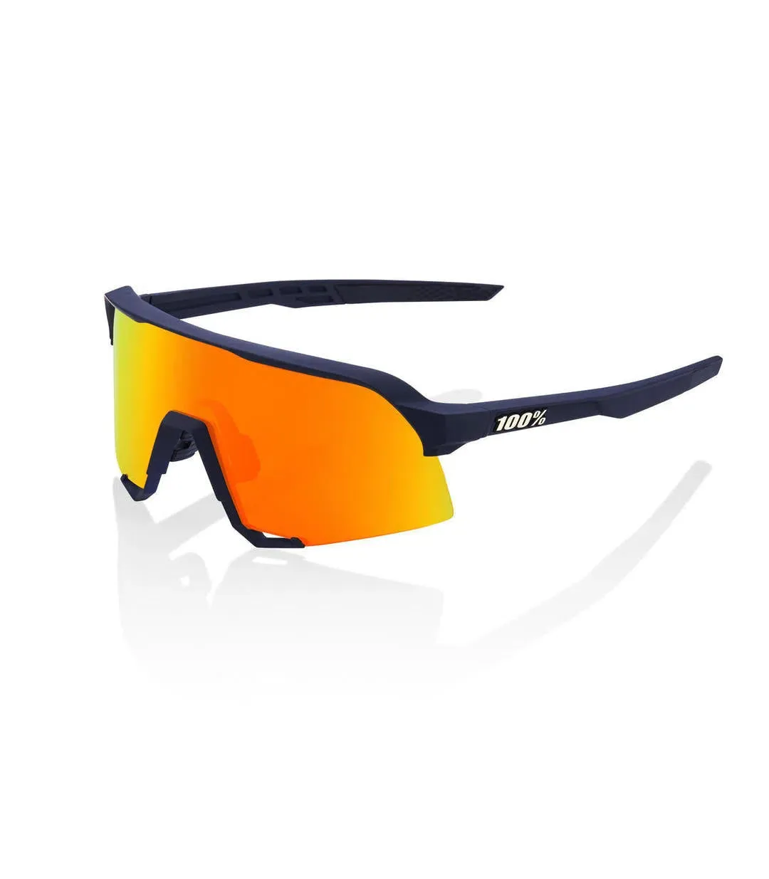 RIDE 100% Eyewear S3 - Soft Tact Flume Hiper Red Multilayer Mirror Lens