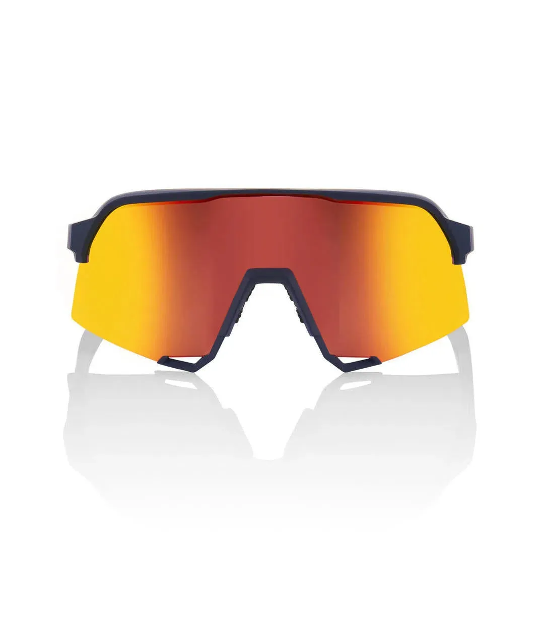 RIDE 100% Eyewear S3 - Soft Tact Flume Hiper Red Multilayer Mirror Lens