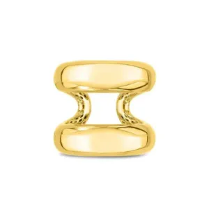 Roberto Coin 18k Yellow Gold Oro Classic Double Row Ring