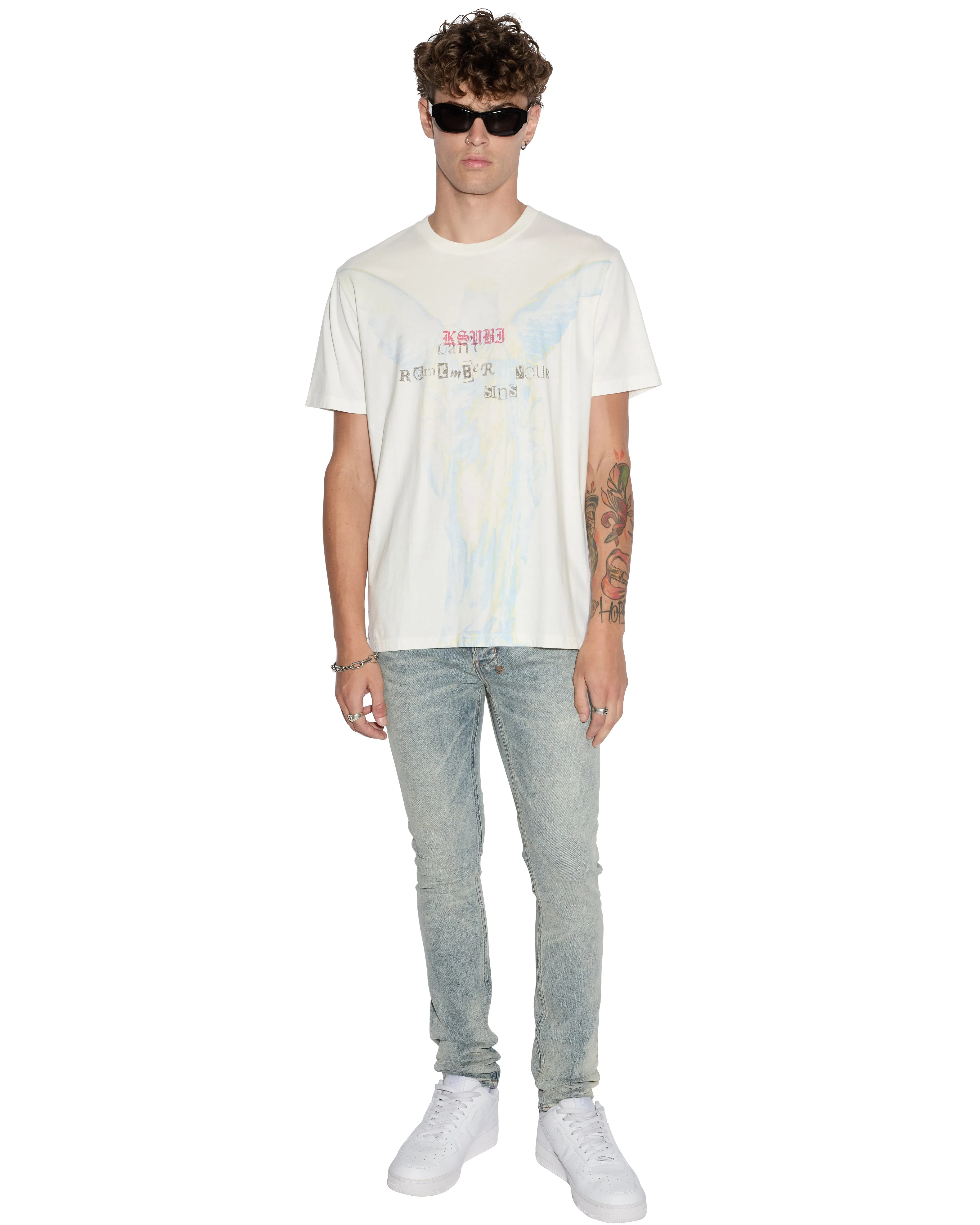 SINNERS KASH SS TEE VINTAGE WHITE