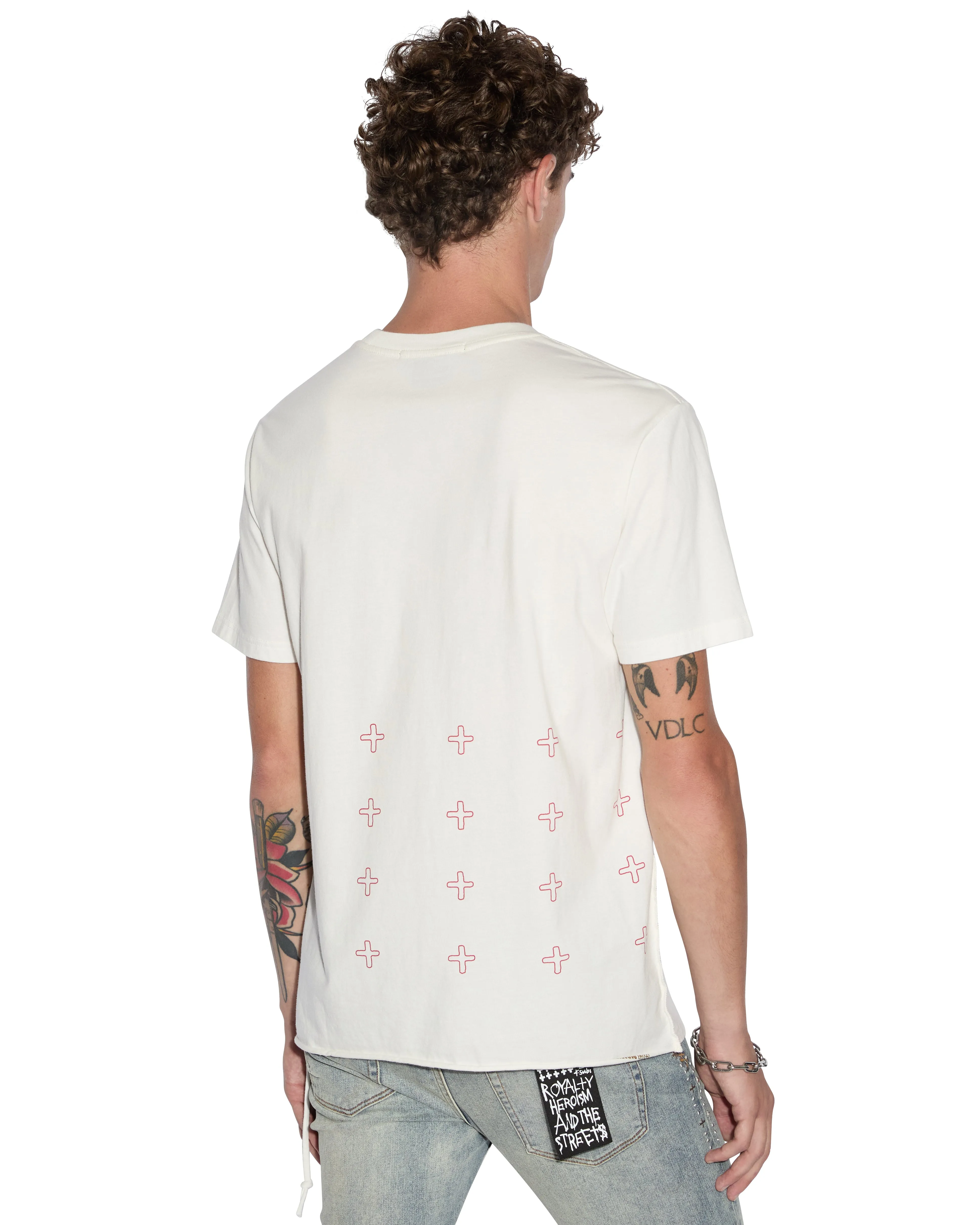 SINNERS KASH SS TEE VINTAGE WHITE