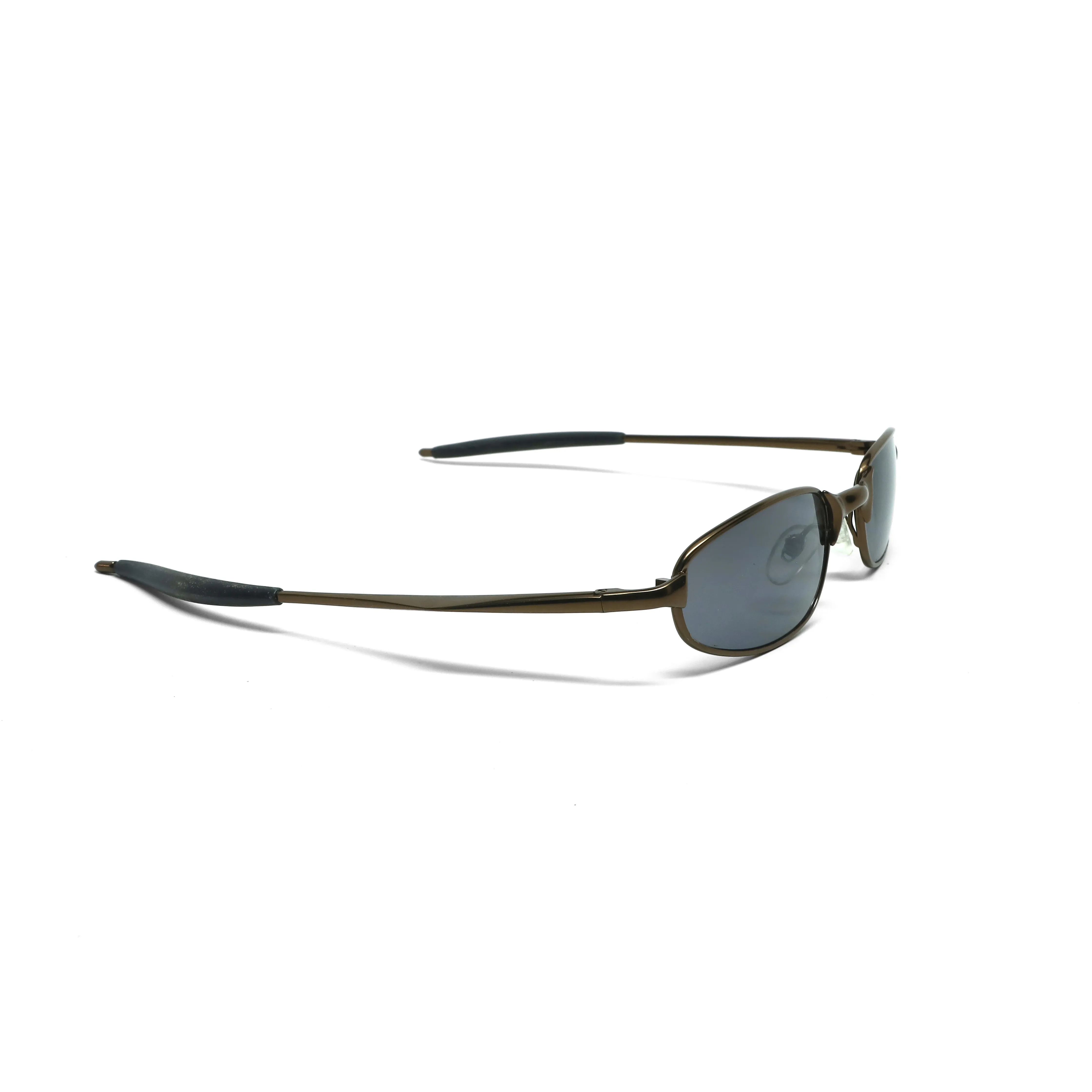 //Style 841// Vintage Small Size 90s Matrix Style Sunglasses - Bronze