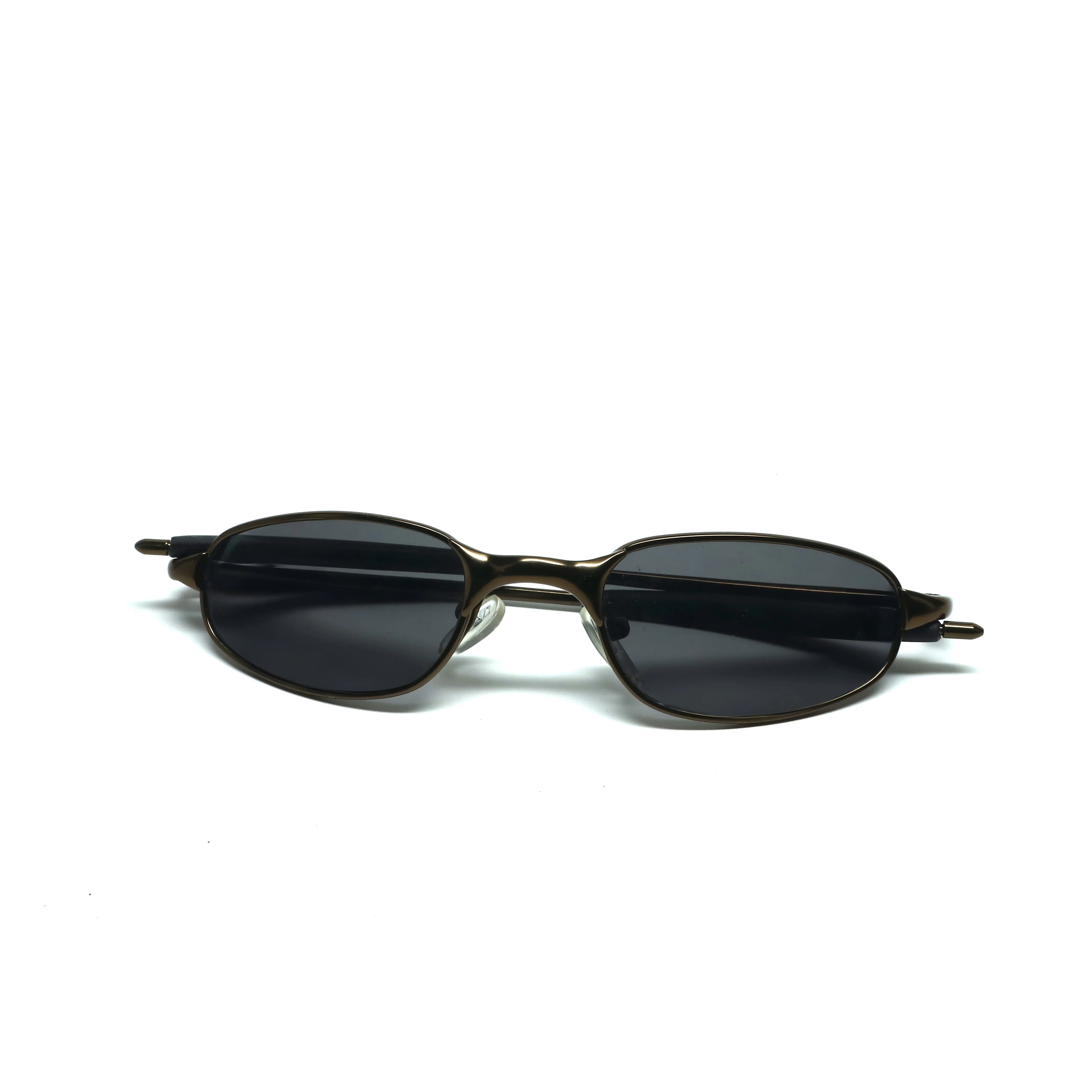 //Style 841// Vintage Small Size 90s Matrix Style Sunglasses - Bronze