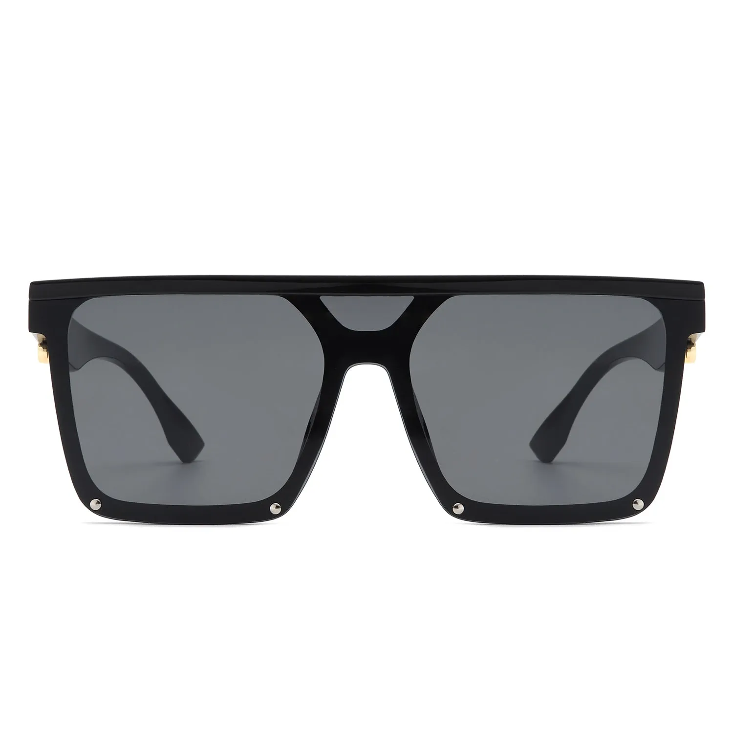 Sunquest - Oversized Square Flat Top Sunglasses for Women