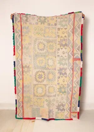 Vintage Galicha Kantha Blanket, #4 - 48"x72"